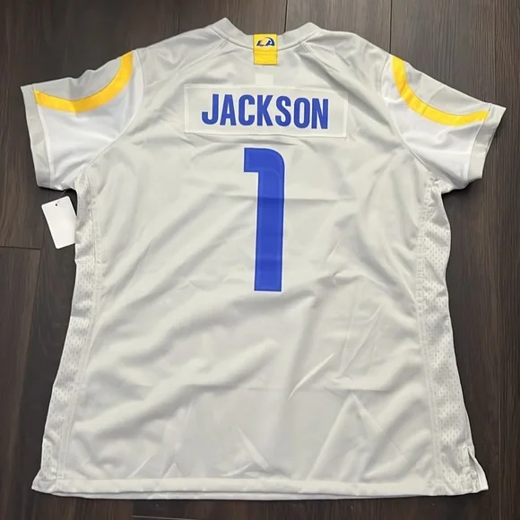 Nike Women’s NFL On Field Apparel Los Angeles Rams Jackson “1” Jersey, Sz: XXL - Picture 6 of 8